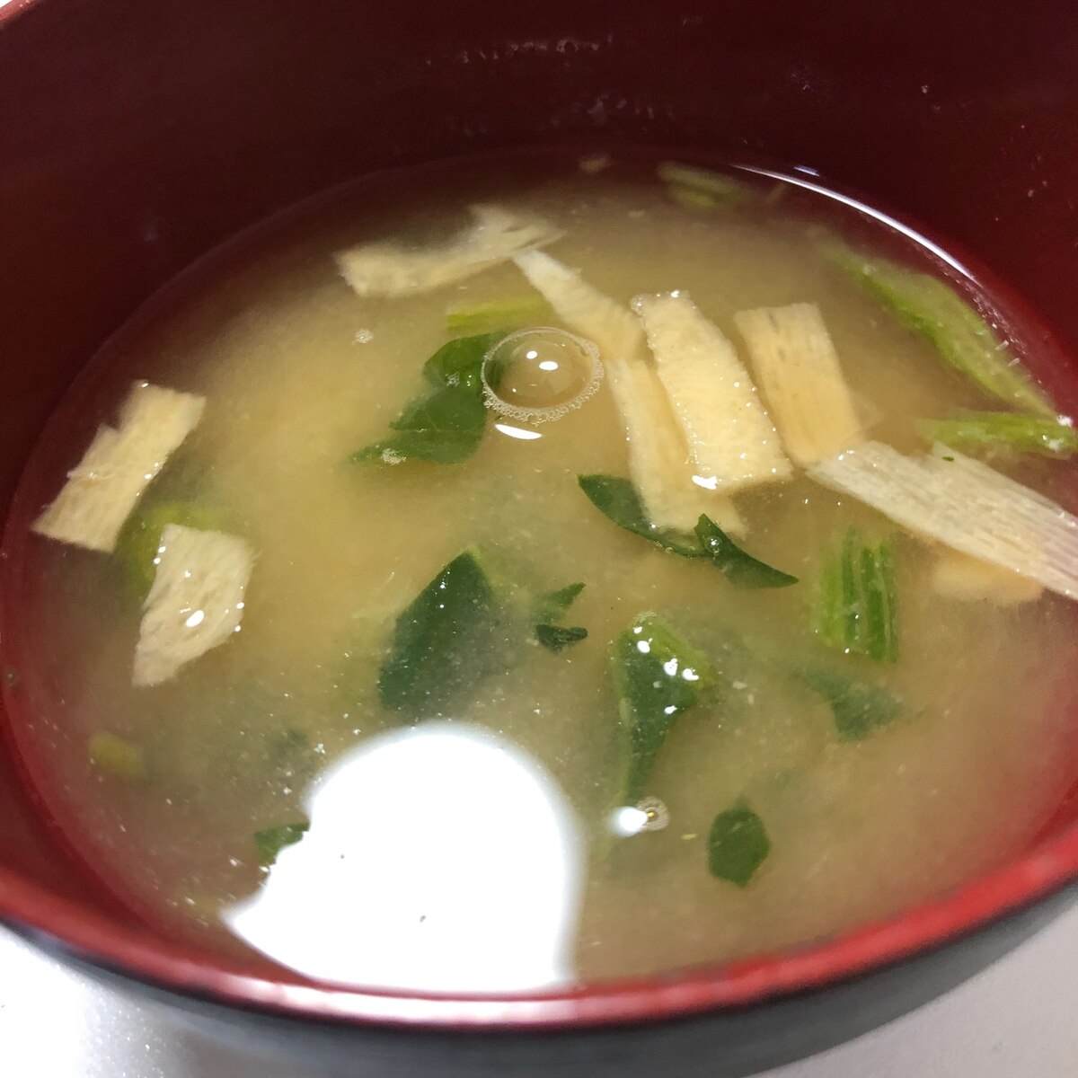 ほうれん草と油揚げのお味噌汁 レシピ 作り方 By ろーるけーき 楽天レシピ ほうれん草と油揚げのお味噌汁 レシピ 作り方 By ろーるけーき 楽天レシピ